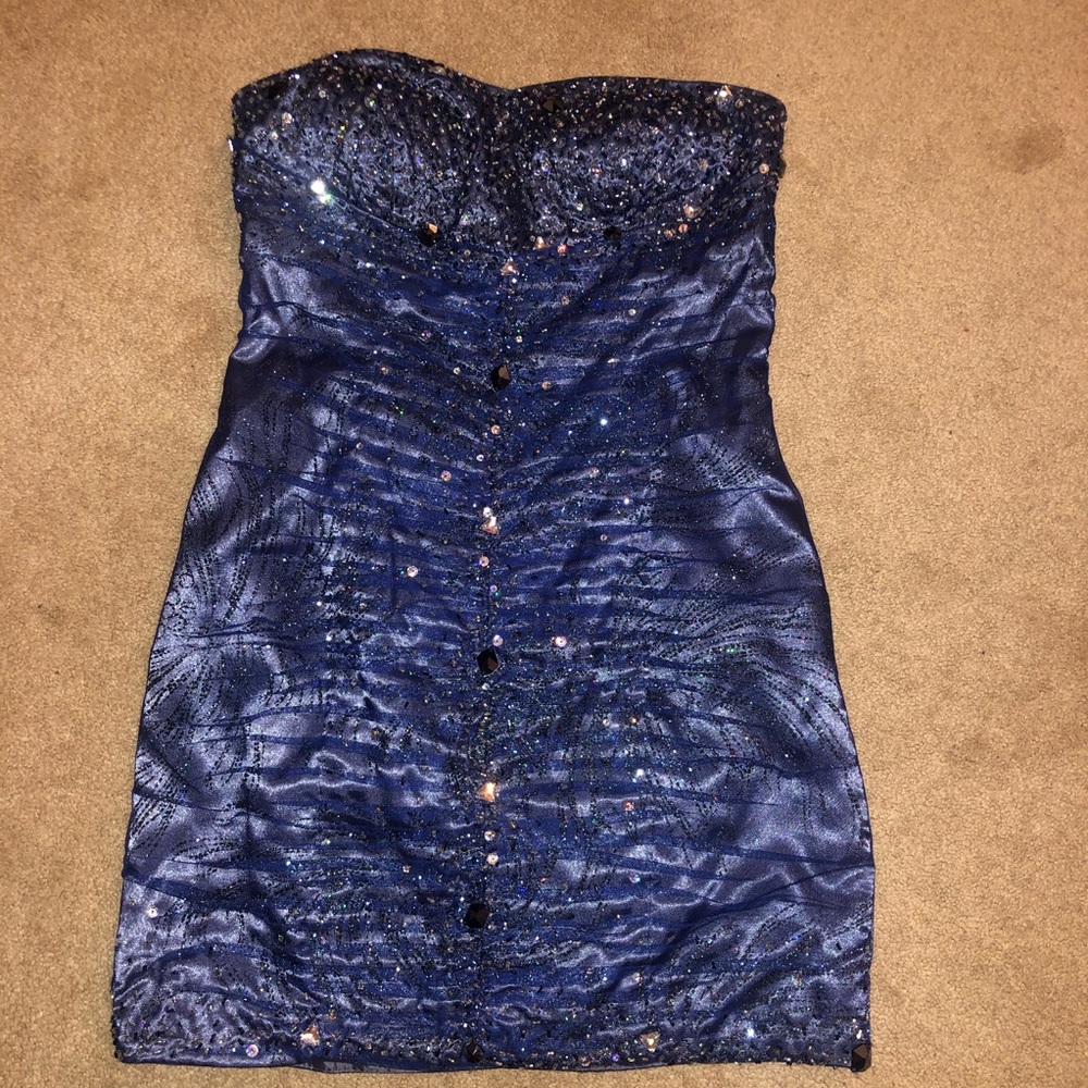 Sparkly Strapless Dress